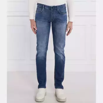 Джинсы узкого кроя j75 Emporio Armani, синий