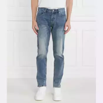Джинсы узкого кроя j75 Emporio Armani, синий