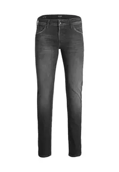 Джинсы узкого кроя Jack & Jones, черный деним