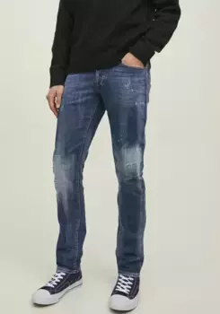Джинсы узкого кроя Jack & Jones "GLENN LUCA", синий
