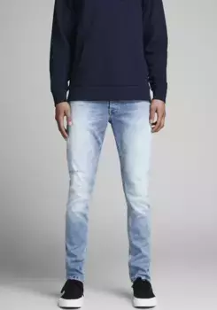 Джинсы узкого кроя Jack & Jones "GLENN ORIGINAL", синий