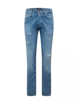 Джинсы узкого кроя JACK & JONES GLENN, синий джинсовый