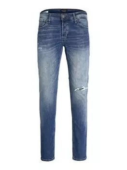 Джинсы узкого кроя JACK & JONES GLENN, синий джинсовый