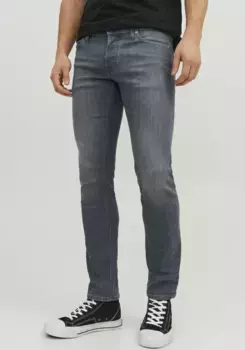 Джинсы узкого кроя Jack & Jones "JJIGLENN JJORIGINAL", серый