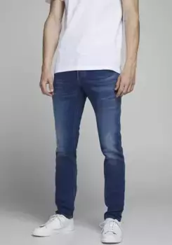 Джинсы узкого кроя Jack & Jones "JJIGLENN JJORIGINAL", синий