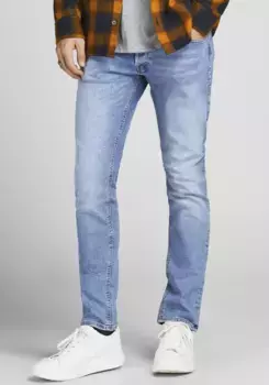 Джинсы узкого кроя Jack & Jones "JJIGLENN JJORIGINAL MF 030 NOOS", голубой