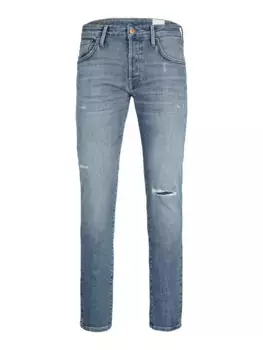 Джинсы узкого кроя Jack & Jones "JJIGLENN JJWARD JJ 322 N", синий