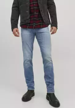 Джинсы узкого кроя Jack & Jones "JJITIM JJDAVIS JJ 074 NOOS", синий