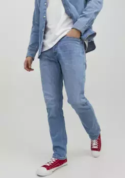 Джинсы узкого кроя Jack & Jones "JJITIM JJORIGINAL AM 783", синий