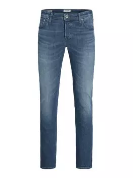 Джинсы узкого кроя JACK & JONES TIM, синий джинсовый