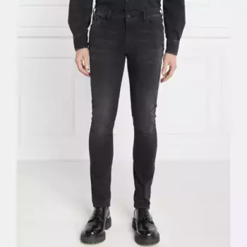 Джинсы узкого кроя Karl Lagerfeld, черный