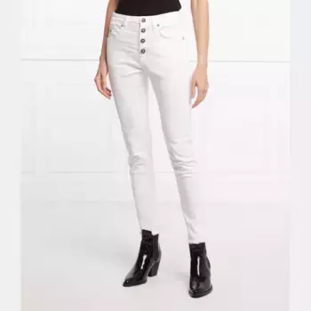 Джинсы узкого кроя Kate высокая талия John Richmond, белый