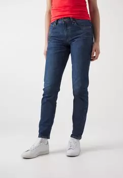 Джинсы узкого кроя Lee, темно-синий