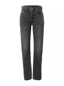 Джинсы узкого кроя LEVI'S 501 JEANS FOR WOMEN, черный деним