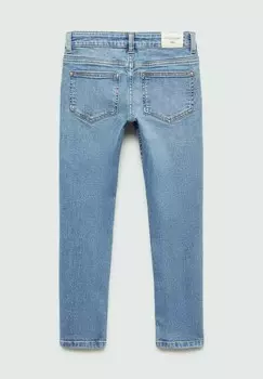 Джинсы узкого кроя Mango Kids, синий