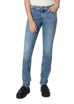 Джинсы узкого кроя Marc O'Polo, выполненные из органического хлопка стрейч, синий