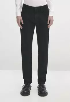 Джинсы узкого кроя Massimo Dutti, черный