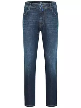 Джинсы узкого кроя Meyer, синий джинсовый
