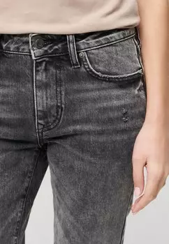 Джинсы узкого кроя Mid Rise Slim Superdry, эхо-черный