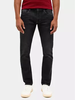 Джинсы узкого кроя Mustang, черный