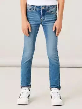 Джинсы узкого кроя Name It "NKMTHEO XSLIM JEANS 1810-AU NOOS", синий