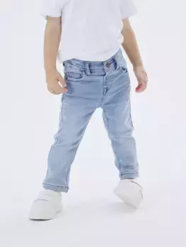 Джинсы узкого кроя Name It "NMMSILAS SLIM SWE JEANS 8001-TH NOOS", голубой