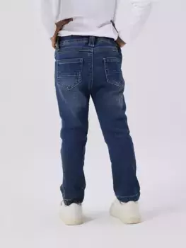 Джинсы узкого кроя Name It "NMMSILAS SLIM SWE JEANS 8001-TH NOOS", синий