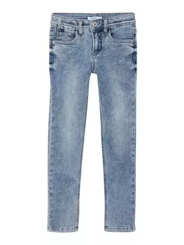 Джинсы узкого кроя Name It THEO, синий джинсовый