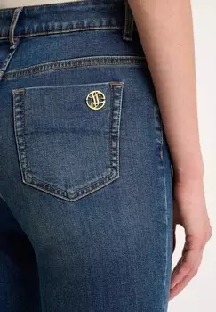 Джинсы узкого кроя OCTAVIO Luisa Spagnoli, темно-синий