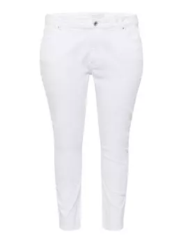Джинсы узкого кроя ONLY Carmakoma WILLY, белый
