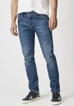Джинсы узкого кроя Pepe Jeans "HATCH", цвет Medium Used