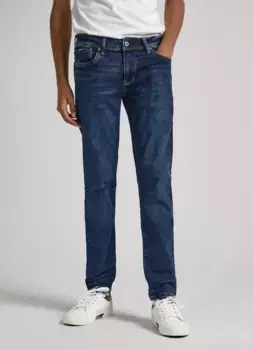 Джинсы узкого кроя Pepe Jeans "HATCH", цвет Dark Used