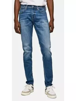 Джинсы узкого кроя Pepe Jeans, синий