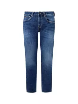 Джинсы узкого кроя Pepe Jeans, синий джинсовый