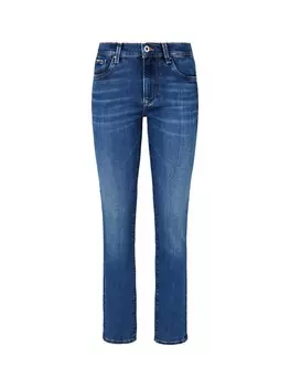 Джинсы узкого кроя Pepe Jeans, синий джинсовый