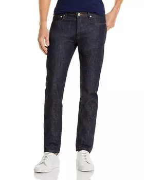 Джинсы узкого кроя Petit New Standard цвета индиго A.P.C., цвет Blue