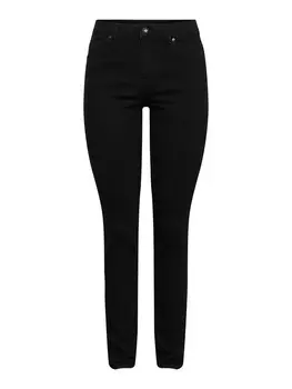 Джинсы узкого кроя Pieces NUNNA, черный деним