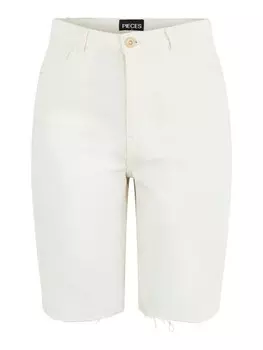 Джинсы узкого кроя Pieces VIA, цвет Natural White
