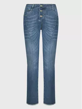 Джинсы узкого кроя Please, синий