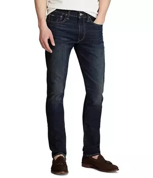 Джинсы узкого кроя Polo Ralph Lauren Sullivan из эластичных переработанных материалов, синий