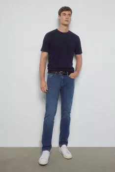 Джинсы узкого кроя премиум-класса Flex Pedro del Hierro, синий