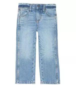 Джинсы узкого кроя прямого кроя Wrangler Little Boys 2T-7, синий