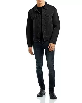 Джинсы узкого кроя Purple Brand P001 черного цвета, черный