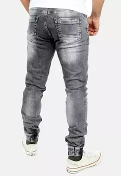Джинсы узкого кроя RESLAD, серый