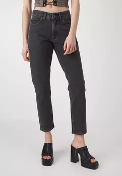 Джинсы узкого кроя RIDER Lee, черный деним