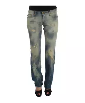 Джинсы узкого кроя Roberto Cavalli, синий