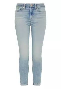 Джинсы узкого кроя ROXANNE 7 for all mankind, светло-голубой