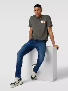 Джинсы узкого кроя с пятью карманами, модель AUSTIN Tommy Jeans, темно-синий