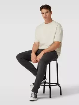 Джинсы узкого кроя с пятью карманами, модель GLENN Jack & Jones, черный