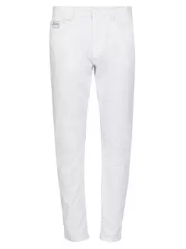 Джинсы узкого кроя с пятью карманами Versace Jeans Couture, белый